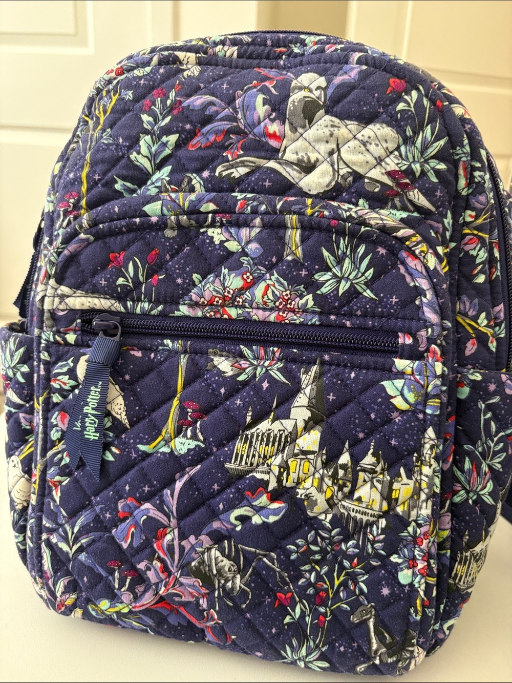 Vera Bradley Harry Potter Forbidden Forest Backpack Navy